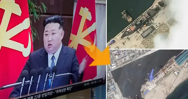 Kuzey Kore deki gemi kazasının uydu görüntüleri ortaya çıktı: Kim Jong un ateş püskürdü! Pyongyang suçluları arıyor