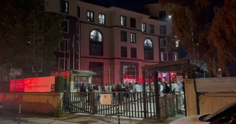 Bakanlığa bağlı yurtta gece yarısı yangın paniği