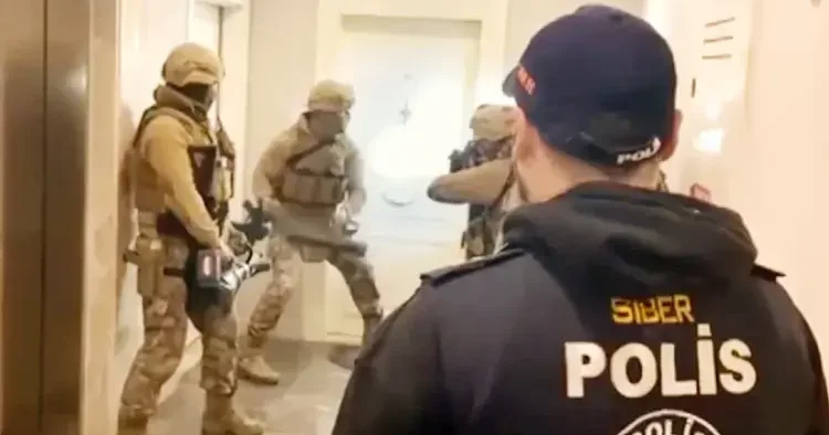 Rezidansa yasadışı bahis operasyonu