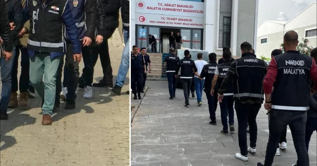 Malatya da torbacı operasyonu: 14 tutuklama Gündem Haberleri