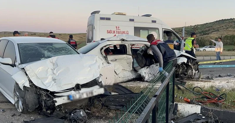 Yozgat taki feci kaza karı kocayı hayattan kopardı