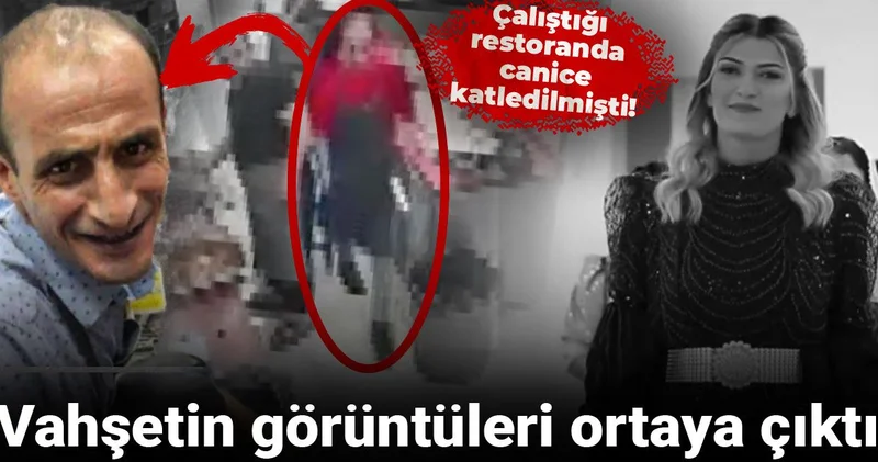 Çalıştığı restoranda canice katledilmişti! Vahşetin görüntüleri ortaya çıktı