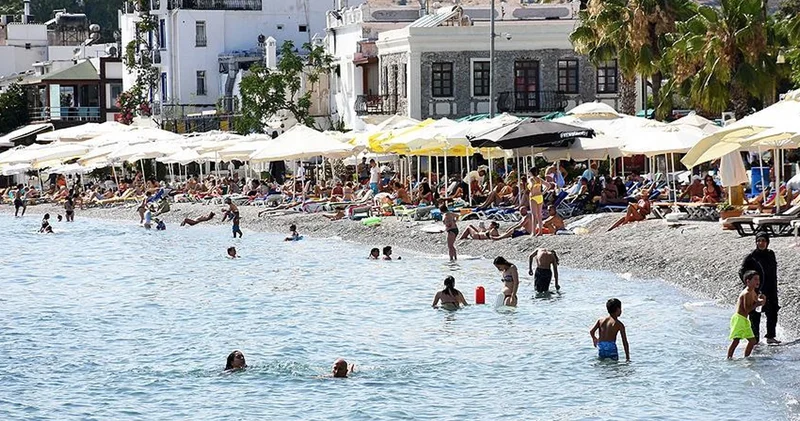 Muğla nın ilçelerinde sular ısınıyor