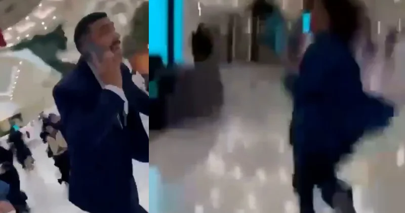 İran saldırısı sonrası Katar daki panik anları kameraya yansıdı