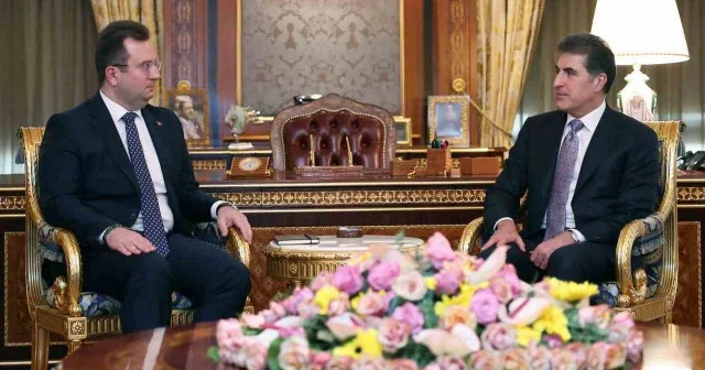 Türkiye nin Erbil Başkonsolosu Topçu, IKBY Başkanı Barzani ile görüştü Dünya Haberleri