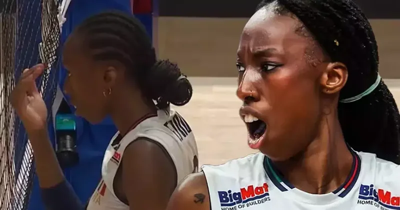 Egonu nun sinirden gözü döndü! İtalya Çin maçında ortalık karıştı Buraya gel Voleybol Haberleri Spor