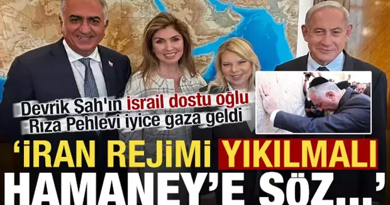 Devrik Şah ın Siyonist dostu oğlu Rıza Pehlevi: İran rejimi yıkılmalı, Hamaney e söz...