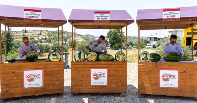 Antalya da Belenobası Karpuz Şenliği düzenlendi Antalya Haberleri