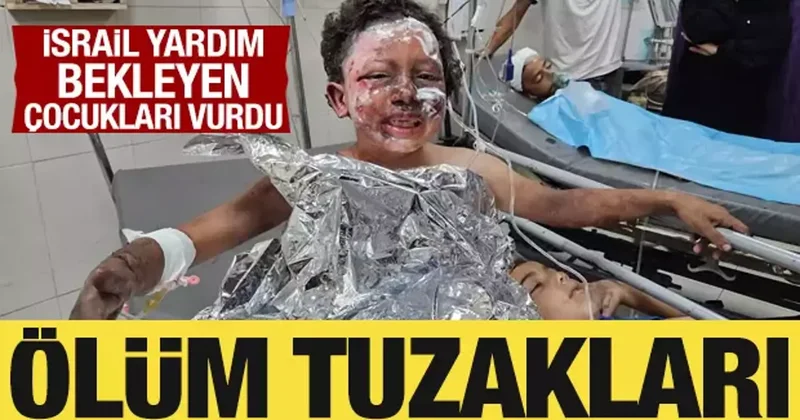 İsrail, Gazze de yardım için toplanan çocukları vurdu