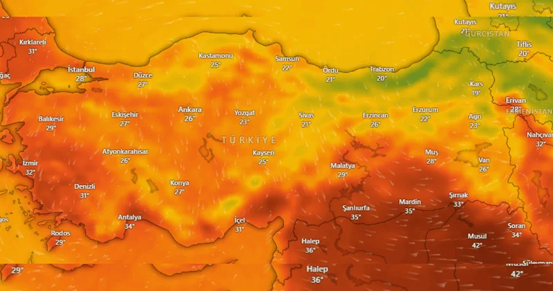Sabah başlayacak öğlen yayılacak: O bölge bugün kavrulacak