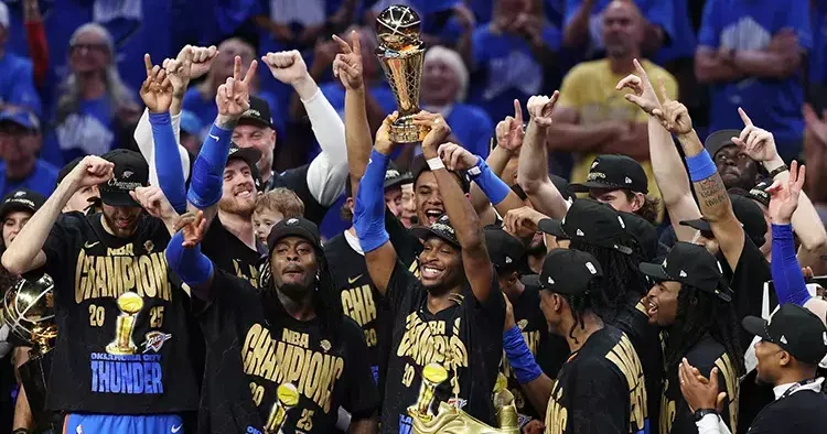 NBA de sezonun şampiyonu Oklahoma City Thunder oldu! (Oklahoma City Thunder Indiana Pacers: 103 91)