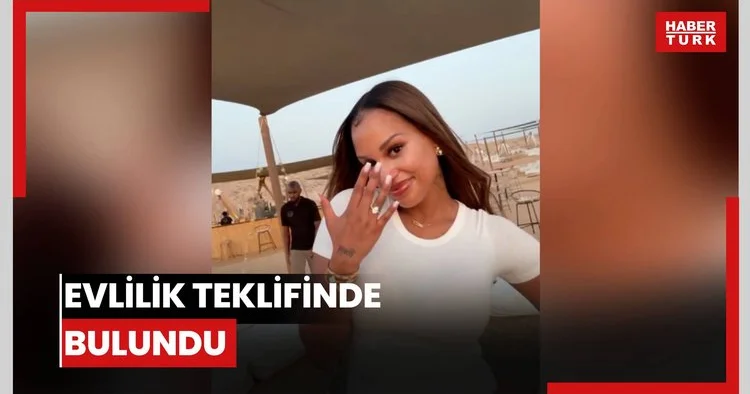 Evlilik teklifinde bulundu