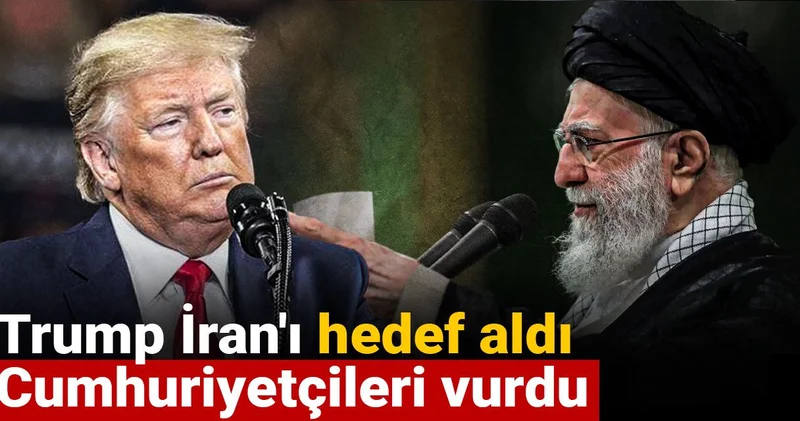 Trump İran ı hedef aldı Cumhuriyetçileri vurdu