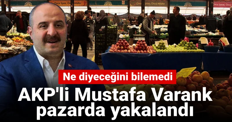 Mustafa Varank pazarda yakalandı: Ne diyeceğini bilemedi