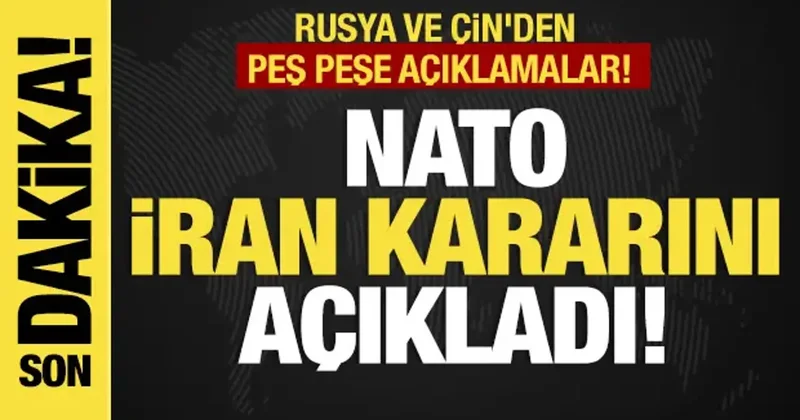 Son dakika... NATO dan flaş İran açıklaması: Dikkat çeken nükleer silah vurgusu!