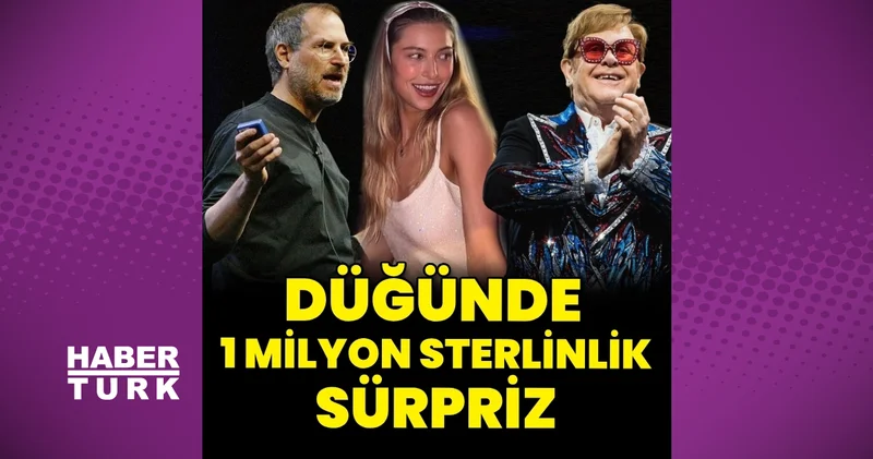 Steve Jobs un kızı Eve in düğününde Elton John sürprizi: 1 milyon sterline anlaştı magazin haberleri
