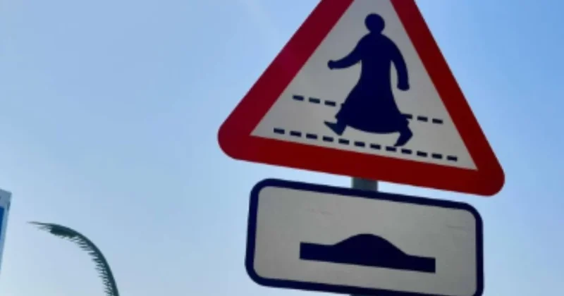 Gören dönüp bir daha bakıyor: Yeni trafik levhası çok şaşırttı Sözcü Gazetesi