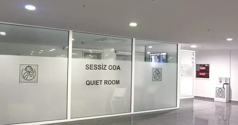 İzmir Adnan Menderes’te ‘Sessiz Oda’ hizmete açıldı