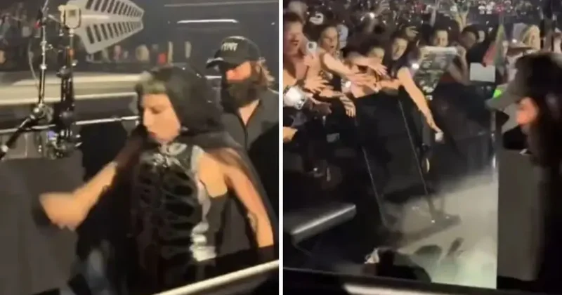 Ünlü şarkıcı sahnede yaşadığı kazayla yürekleri ağızlara getirdi