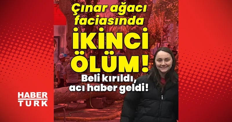 Beli kırıldı, acı haber geldi! Çınar ağacı faciasında ikinci ölüm! Son dakika haberleri