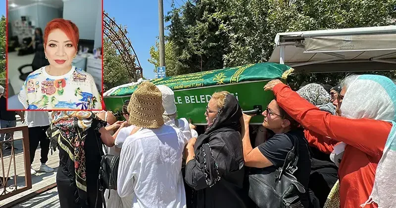 Evinde ölü bulunan Özbek Dinara nın tabutunu kadınlar taşıdı