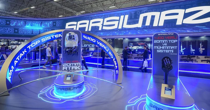 Sarsılmaz, ATAK burun topu ve insansız kara robotlarıyla IDEF 2025 te öne çıktı
