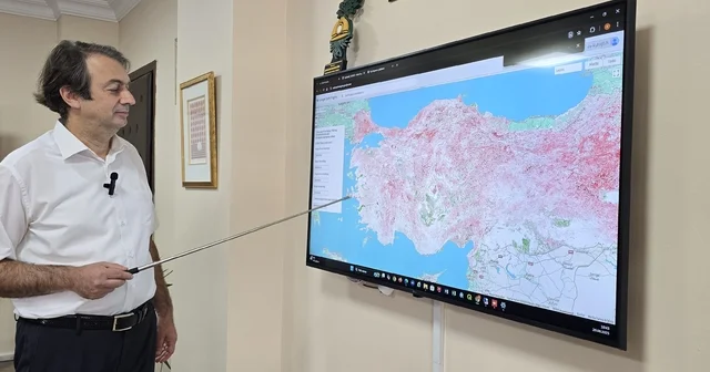 Uydu verilerinden yararlanılarak geliştirilen yazılımla Türkiye nin kuraklık haritası çıkarıldı Zonguldak Haberleri