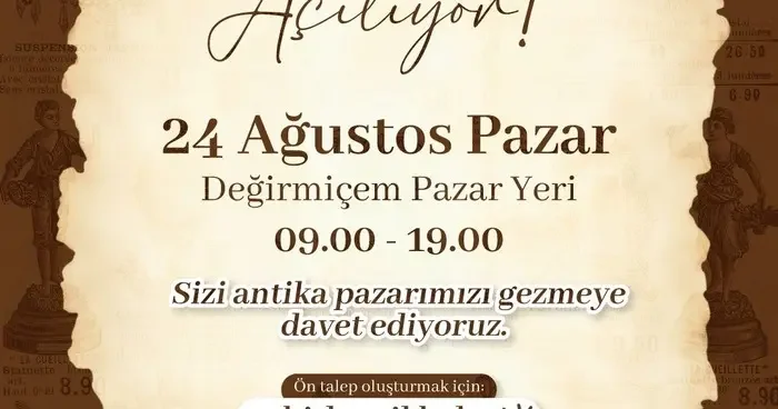 Şehitkamil Antika Pazarı, 24 Ağustos’ta kapılarını açıyor