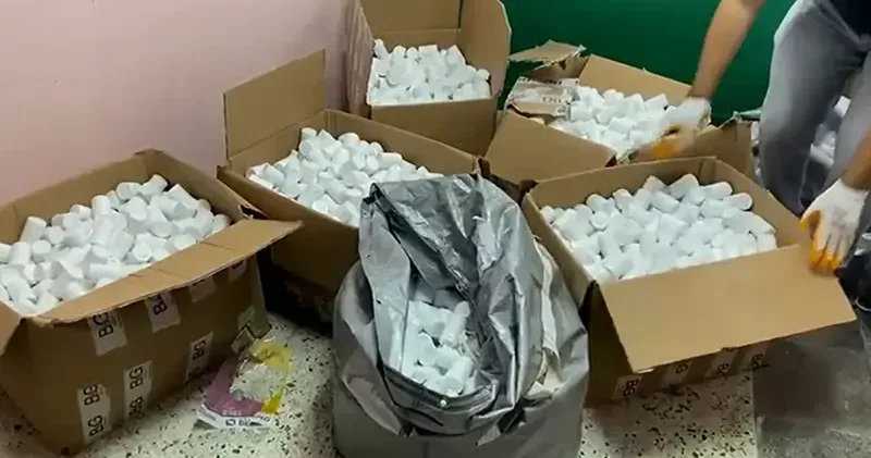 Operasyonda elde edilen görüntüler ile 5 uyuşturucu şüphelisi yakalandı
