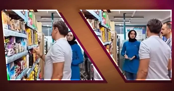İlginç anlar: Market çalışanı Belediye Başkanı Bahadır ın sorusu sonrası dondu kaldı!