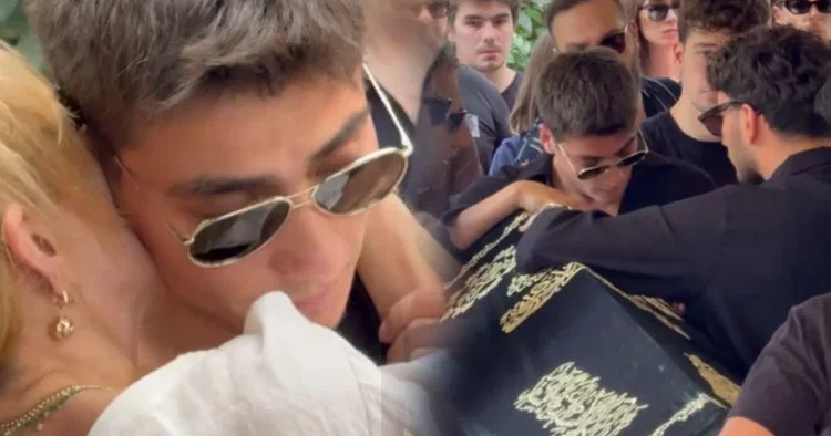 Atakan Özkaya dan babasına son veda