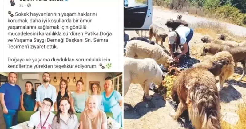 Beykoz da vekil başkan mama lobisini ziyaret etti: Tepki geldi