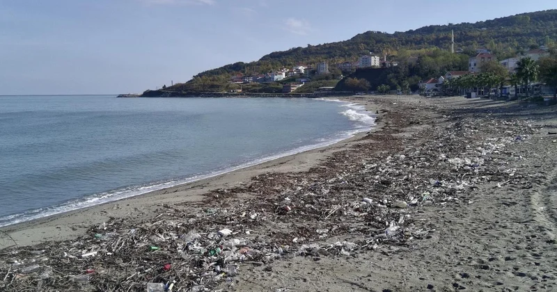 Karadeniz kıyılarının deniz çöpü haritası çıkarıldı