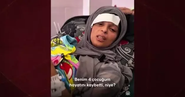 İsrail bombardımanı felç bıraktı, 4 çocuğunu aldı