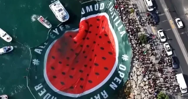 İstanbul dan direnişe selam verildi: Refah açılsın Gazze yaşasın VİDEO İZLE