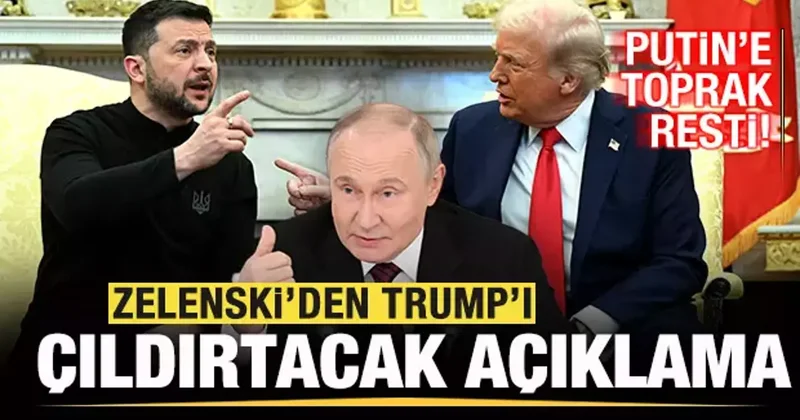 Zelenski den, Trump ı çıldırtacak savaş duyurusu! Putin e toprak resti!
