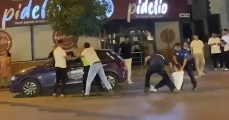 Şehir eşkıyaları rahat durmadı: Trafik cezası yazan polislere saldırdılar!