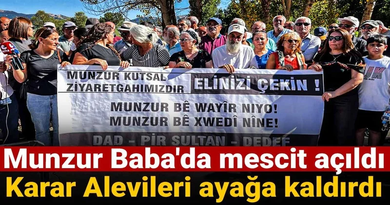 Munzur Baba da mescit açıldı: Karar Alevileri ayağa kaldırdı