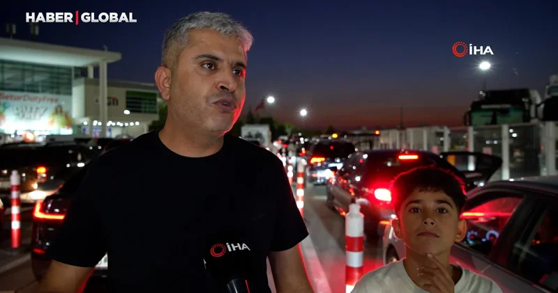 Kapıkule Sınır Kapısı nda Gurbetçiler akın akın dönüyor: Türkiye ye büyük katkı sağlıyoruz