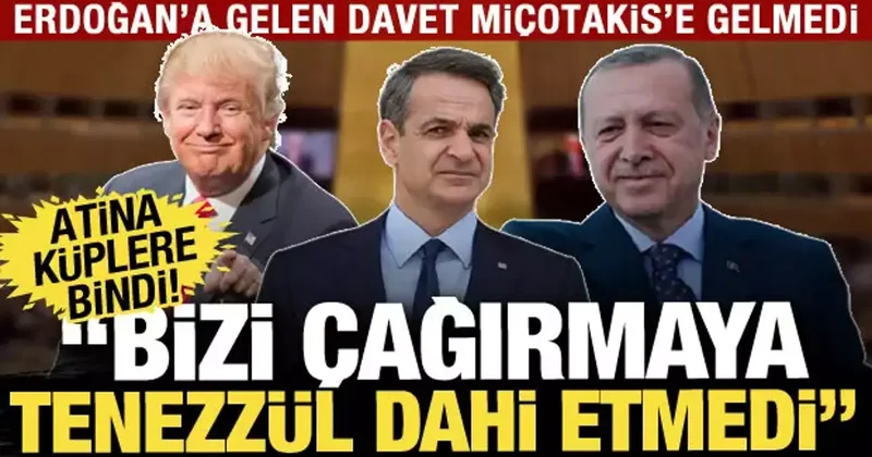 Trump Erdoğan görüşmesi Yunanistan da gerilim yarattı: Bize tenezzül dahi etmedi!