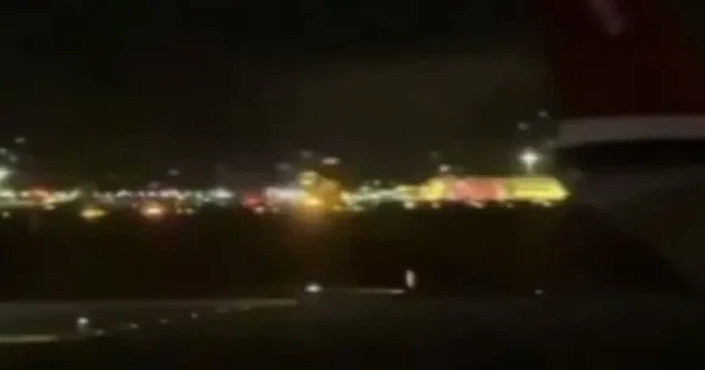 Hava sahasında gizemli dron panik yarattı: Uçuşlar durdu binlerce yolcu etkilendi VİDEO İZLE
