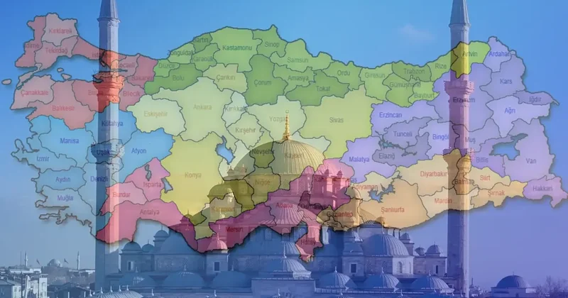 Türkiye de en az caminin olduğu 5 ilimiz: Birinciden çok ikinci şaşırttı