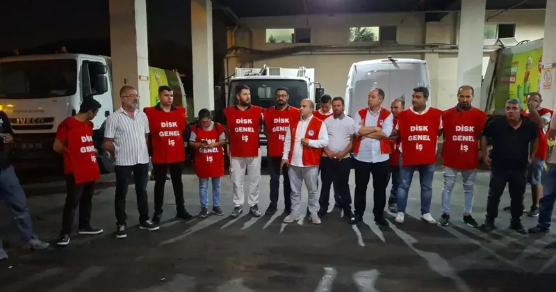 Önce Buca şimdi de Karşıyaka! Maaşlarını alamayan Karşıyaka Belediyesi işçileri süresiz iş bıraktı