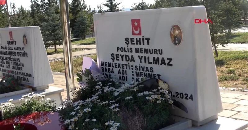 Hırsızlık şüphelisi vurmuştu! Şehit polis Şeyda Yılmaz için ölüm yıl dönümünde anma