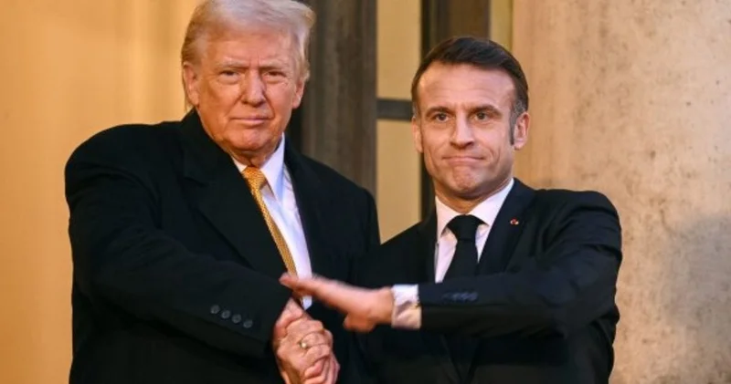 Filistin i tanıyan Fransa Cumhurbaşkanı Macron un yolu kapatıldı: Trump konvoyu var dediler