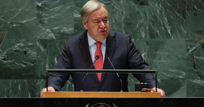 Guterres: İnsafsız bir insan acıları çağına girdik