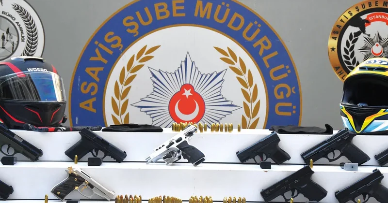 Kasklı çetelere operasyon