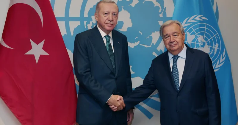 Cumhurbaşkanı Erdoğan, BM Genel Sekreteri Guterres ile görüştü