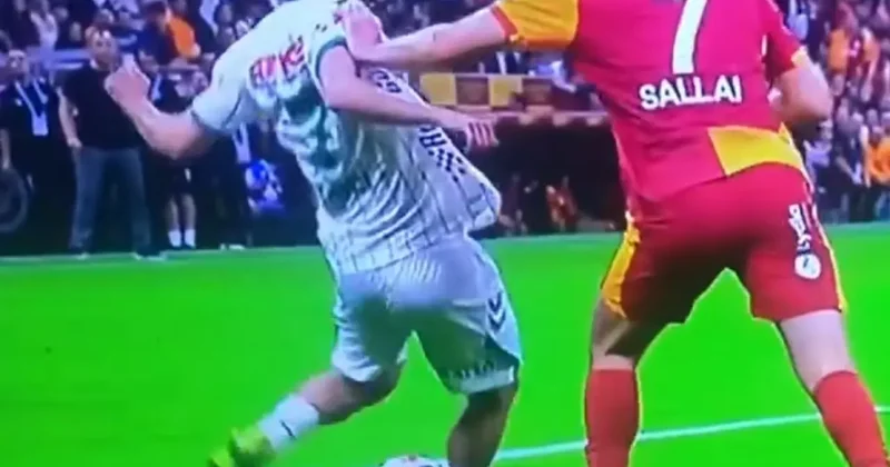 Galatasaray Konyaspor maçında penaltı tartışmaları! Hakemler ikiye bölündü