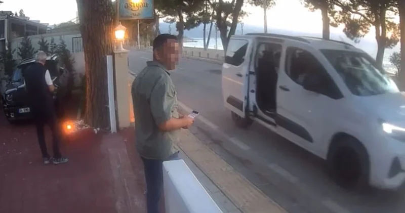 Kafeye silahlı saldırı! O anlar kamerada